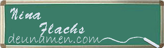 Nina Flachs Visitenkarte